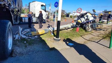 Está en CTI el niño de 9 años herido tras el siniestro en el que un camión derribó una columna en Lagomar Está en CTI el niño de 9 años herido tras el siniestro en el que un camión derribó una columna en Lagomar