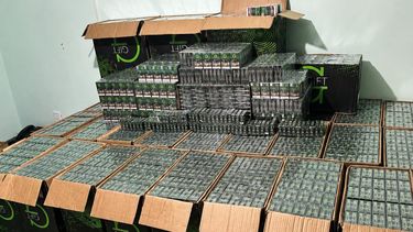 Aduanas incautó al menos 720.000 cigarrillos en operativos en rutas de Soriano, Tacuarembó, Maldonado y Montevideo
