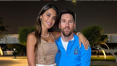 Lionel Messi y Antonela Roccuzzo.