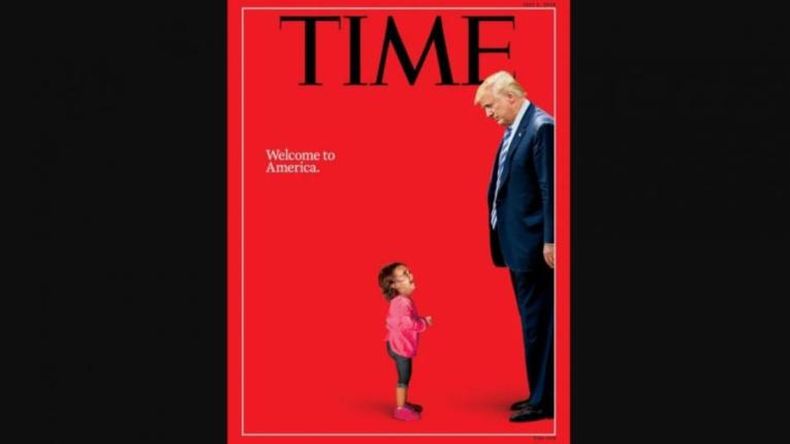 La revista Time se enfrenta a Trump con una polémica tapa