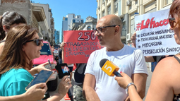 Presidente del Pit-Cnt, Marcelo Abdala.