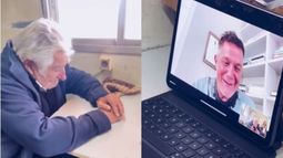 Mujica y Alejandro Sanz mantuvieron una íntima charla virtual este domingo: ¿De qué hablaron?