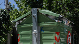 Bergara anunció récord de limpieza de contenedores.