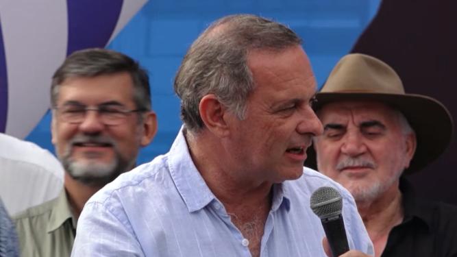 Delgado indicó la falta de dirigentes del FA en inauguraciones