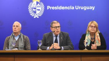 Gabriel Oddone, ministro de Economía y Finanzas encabeza conferencia por Rendición de Cuentas.