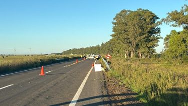 un fallecido y un herido en siniestro de transito en ruta 4, salto