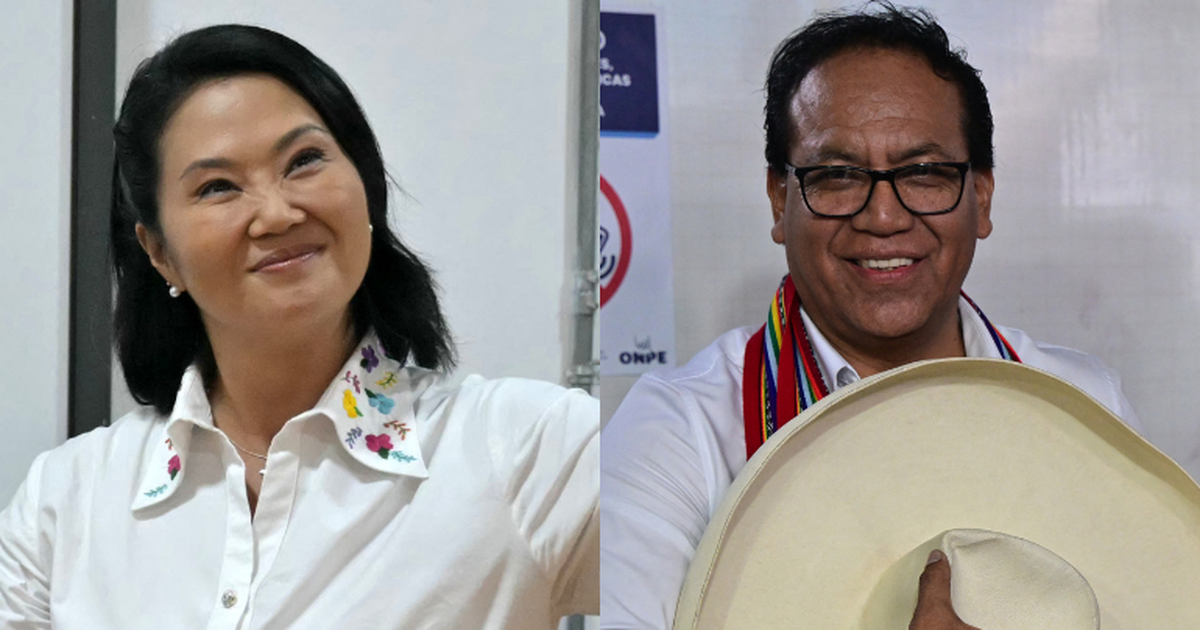 Perú elige presidente entre Keiko Fujimori y Roberto Sánchez