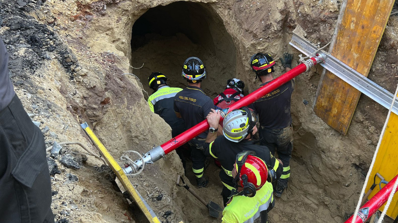 El túnel excavado empezaba en un comercio vacío que había sido alquilado recientemente.