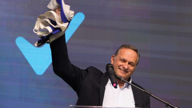 Álvaro Delgado, candidato del PN.