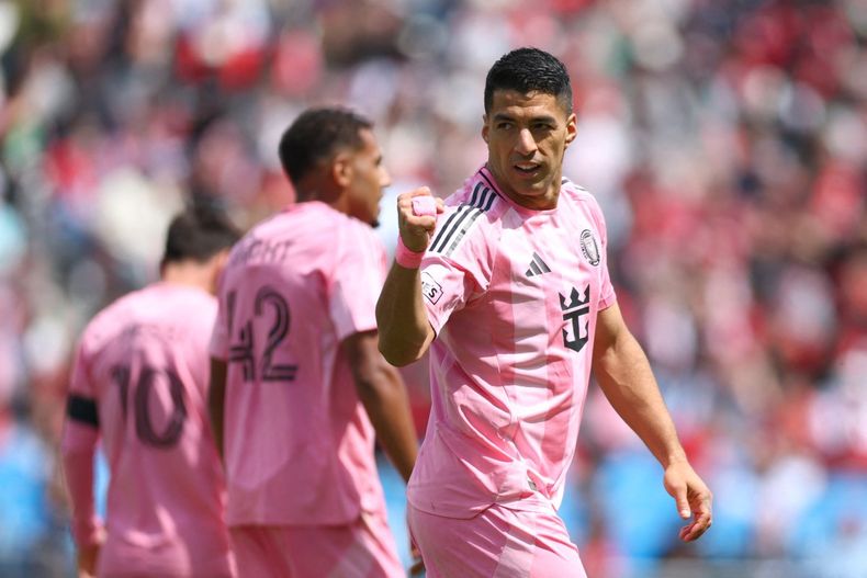Inter Miami venció a Toronto 4 a 1 con un gol de Luis Suárez, que llegó a 45 tantos en 96 partidos