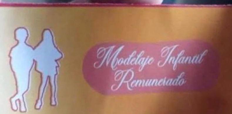 "Modelaje Infantil Remunerado": preocupación por entrega de tarjetas a niñas y madres en la puerta de escuelas