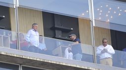 El presidente de Nacional, Alejandro Balbi, en el Campeón del Siglo en el clásico del Torneo Apertura 2024