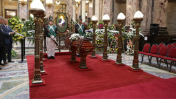 El exvicepresidente es velado en el Salón de los Pasos Perdidos