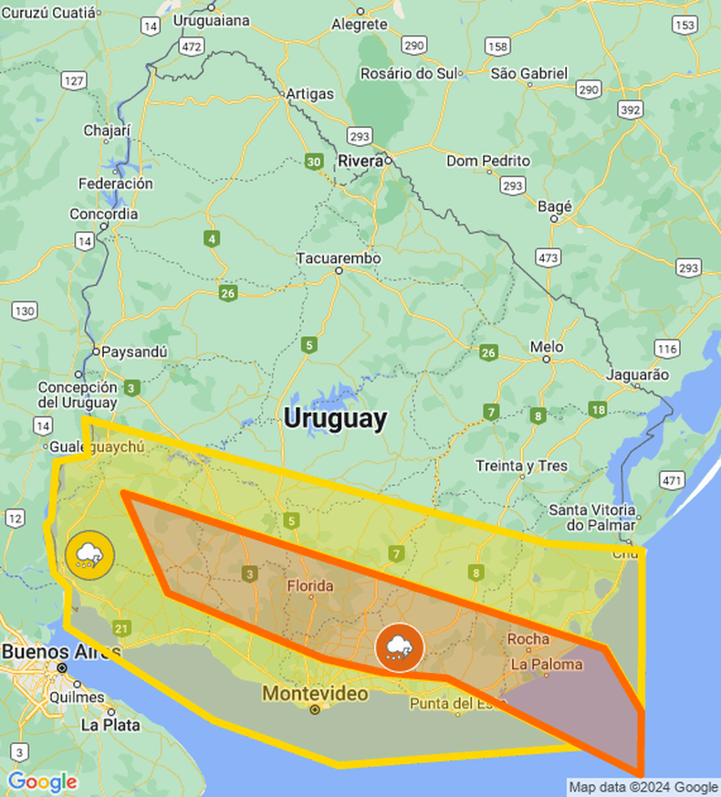 Hay 12 Departamentos Bajo Alerta Amarilla Y Naranja De Inumet Por ...