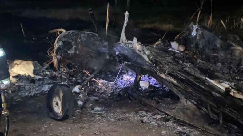 Avioneta se quedó sin combustible y cayó en Berisso.