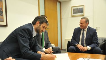 El flamante ministro del Interior, Nicolás Martinelli.