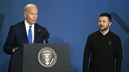 Joe Biden presentó al presidente de Ucrania como Vladimir Putin