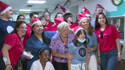 El Pereira Rossell se vistió de Navidad gracias a la Fundación Niños sin Dolor y voluntarios