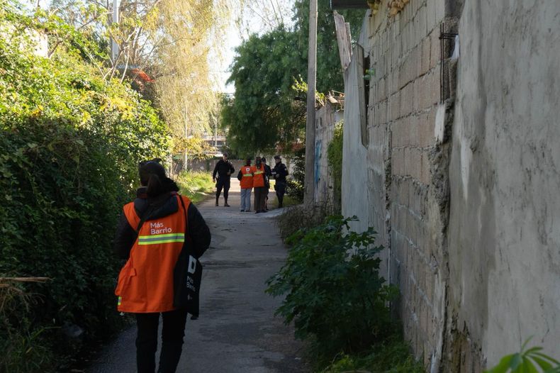 Censo y recuperación urbana en Cerro Norte: realizaron la cuarta jornada del programa Más Barrio