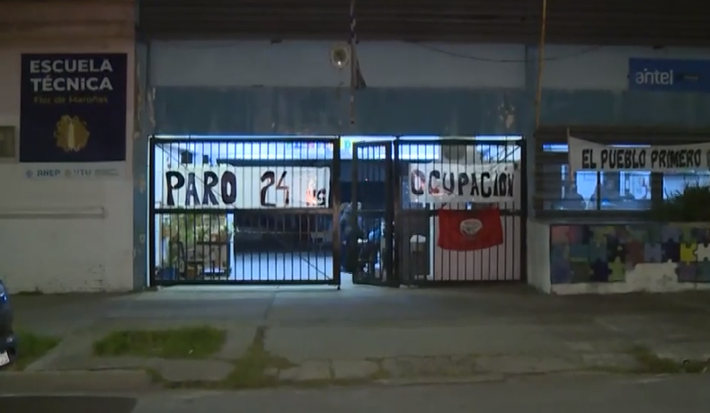 Paro y ocupación en UTU de Flor de Maroñas: denuncian episodios de violencia entre estudiantes