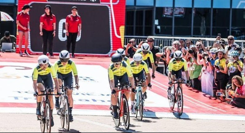 Agustina Reyes participó de la Vuelta Ciclista Femenina de España.