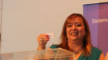 La ministro de Vivienda, Irene Moreira.