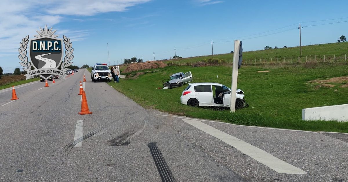 Siete heridos, entre ellos un bebé, tras siniestro de tránsito en Ruta 9 a la altura de Gregorio Aznárez