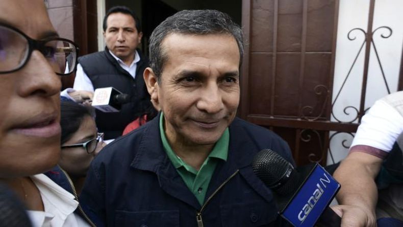 Justicia peruana ordenó prisión para Humala