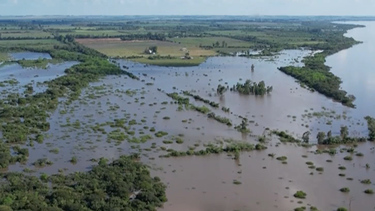 Más de 60 desplazados en Bella Unión por desborde del río Uruguay