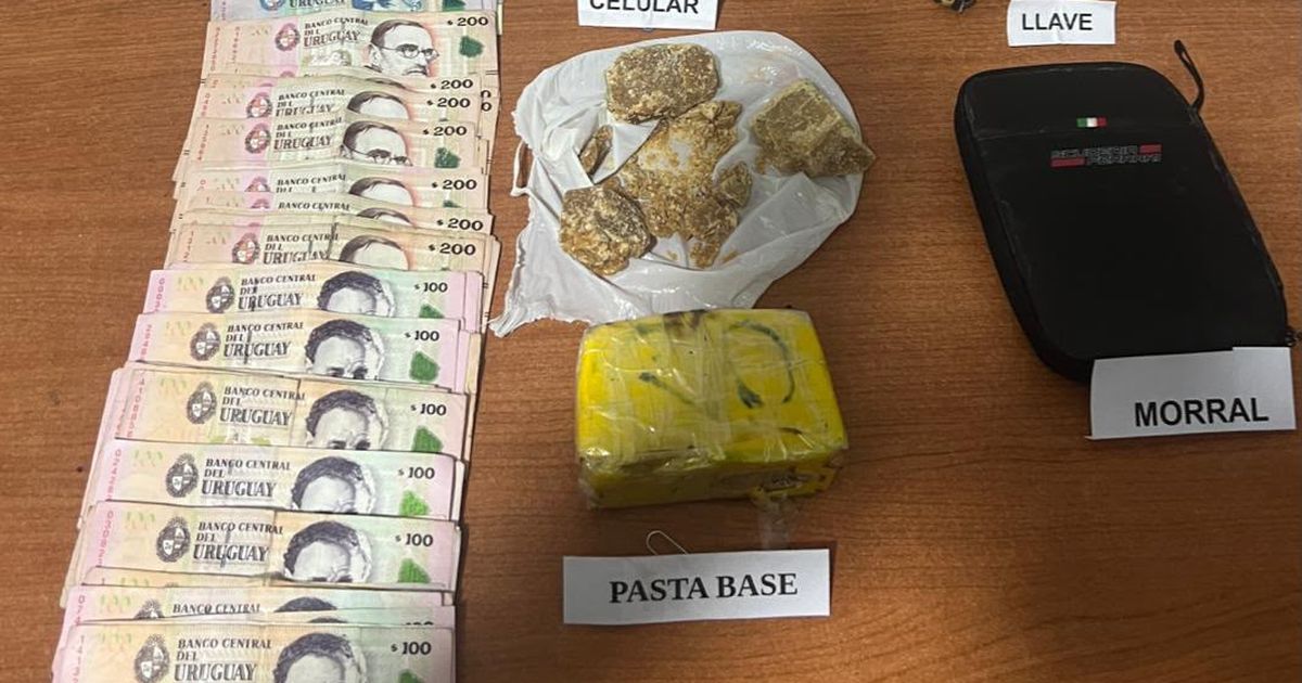 Detuvieron a un hombre con más de medio kilo de dr