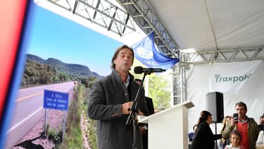 Lacalle Pou criticó a políticos durante la inauguración de la Ruta 30 en Rivera