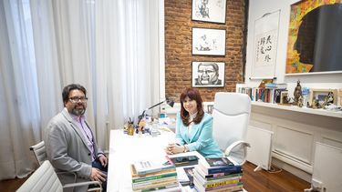 Cristina Fernández de Kirchner recibió al intendente Mauricio Zunino en Buenos Aires