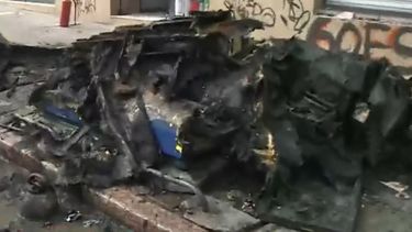 Se incendió un kiosco abandonado en la zona de Goes