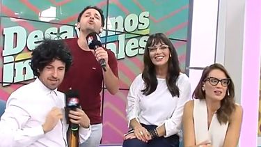 ¡invasion! rusito gonzalez ingreso al estudio de canal 12 en plena emision de desayunos informales