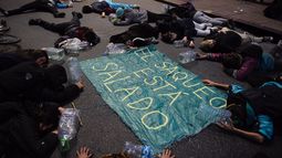 Marcha por el agua del Pit Cnt y FFOSE.