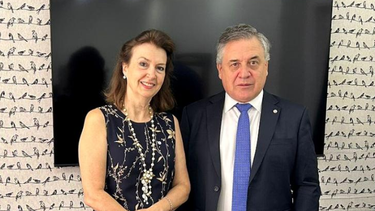 El ministro de Relaciones Exteriores, Omar Paganini, y su par de Argentina, Diana Mondino, mantuvieron un encuentro bilateral en Asunción.
