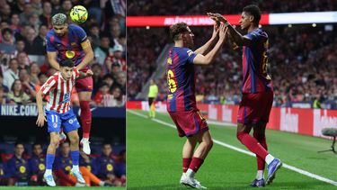 Barcelona se impuso 2-1 al Atlético Madrid. Barcelona se impuso 2-1 al Atlético Madrid.