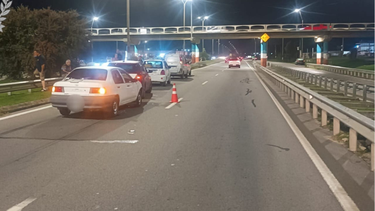 Choque múltiple con lesionados en ruta Interbalnearia. Choque múltiple con lesionados en ruta Interbalnearia.