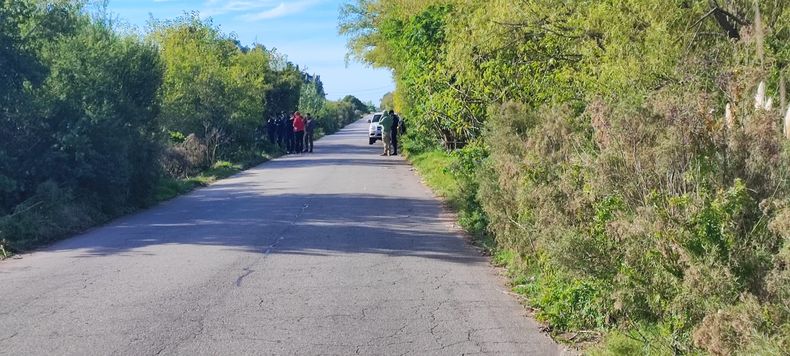 Apareció cuerpo calcinado en una cuneta