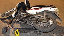 Niño de diez años que circulaba en monopatín eléctrico chocó contra moto conducida por adolescente de 15 años