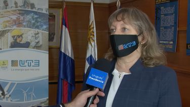 La presidenta de UTE, Silvia Emaldi.