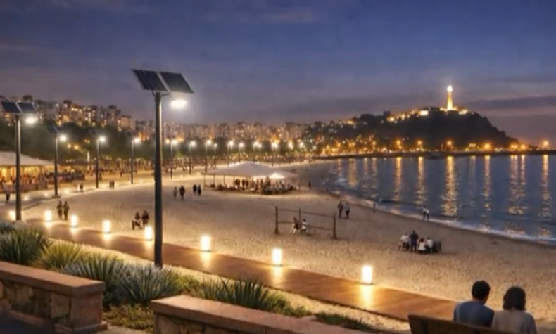 Montevideo instalará iluminación en siete playas de la capital: invertirán más de un millón de dólares
