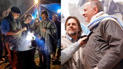 Lacalle Pou volvió a participar de la Marcha a Masoller tras cinco años de ausencia