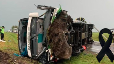 Duelo por siniestro de ómnibus.