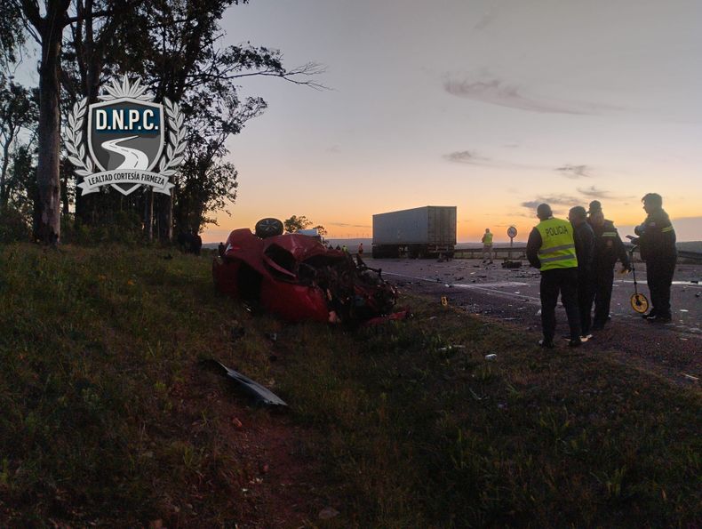 Un hombre falleció en un siniestro de tránsito en la Ruta 8, en Cerro Largo