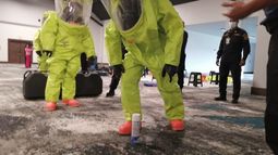 Bomberos realizaron curso internacional de manejo de incidentes con sustancias químico-tóxicas