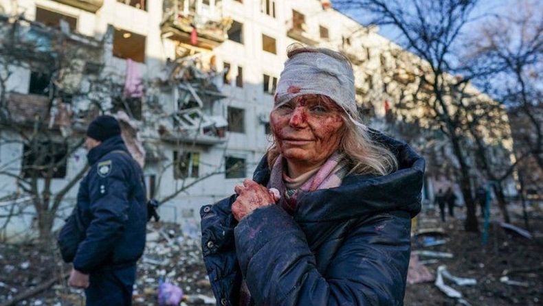 Olena, un rostro que representó en el mundo, a la guerra en Ucrania.