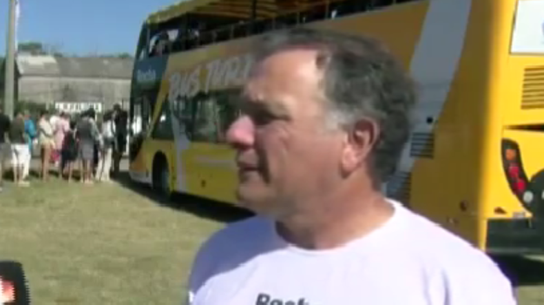 Alejo Umpiérrez presentó el primer viaje en bus turístico en Rocha