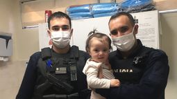 Así fue el operativo policial para salvar a una niña que dejó de respirar