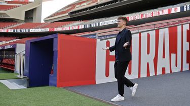 Griezmann volvió al Atlético y así le dieron la bienvenida